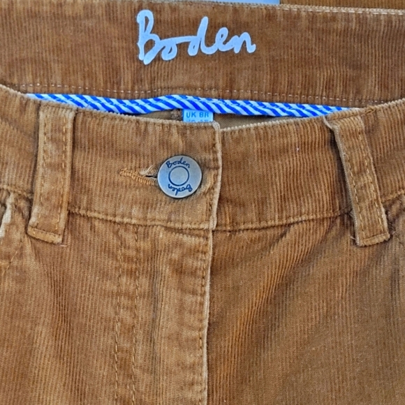 Boden Corduroy Slim Straight Jeans - Size 4 - Picture 4 of 10